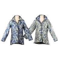 I Reversibles Women's Light Blue Floral/Light Green Floral Reversible Jacket