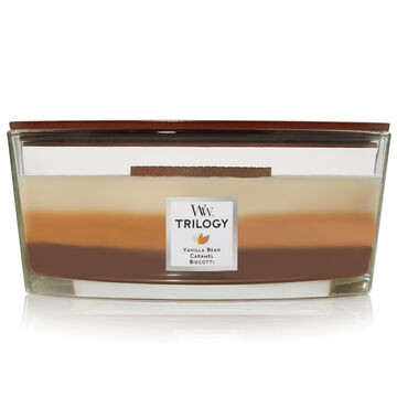 Yankee Candle WoodWick Ellipse Trilogy Candle - Café Sweets