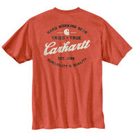 Carhartt Men's Big & Tall Relaxed Fit Heavyweight Pocket Tried and True Graphic Short-Sleeve T-Shirt