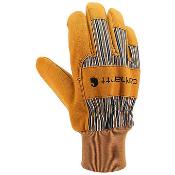 Carhartt Mens Synthetic Suede Knit Cuff Work Glove