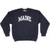 A.M. Mens Maine Arch Design Long-Sleeve Crew-Neck Sweatshirt