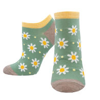 Socksmith Design Women's Dots & Daisies Ankle Sock