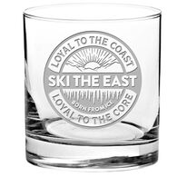 Ski The East Core Whiskey Glass