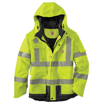 Carhartt Mens High-Visibility Waterproof Class 3 Sherwood Jacket