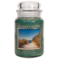 Village Candle Large Glass Jar Candle - Secluded Dunes