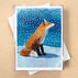 Allport Editions Fox Moment Boxed Holiday Cards