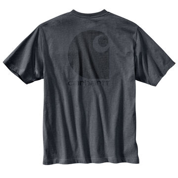 Carhartt Mens Big & Tall Workwear C Logo Graphic Pocket Short-Sleeve T-Shirt