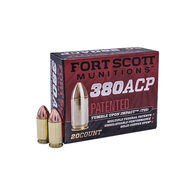 Fort Scott Munitions 380 ACP 95 Grain SCS TUI Handgun Ammo (20)