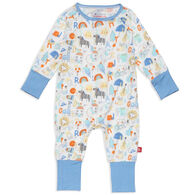 Magnetic Me Infant Boy's Alpha Pop Modal Magnetic Convertible Grow With Me Long-Sleeve Coverall