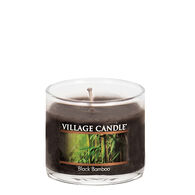 Village Candle Mini Glass Votive Candle - Black Bamboo