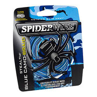SpiderWire Stealth Blue Camo Braid Fishing Line - 125 Yards