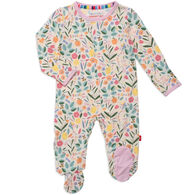 Magnetic Me Infant Girl's Life's Peachy Modal Magnetic Parent Favorite Footie Pajama
