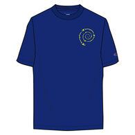 Champion Men's Classic Script Hypno Logo Short-Sleeve T-Shirt