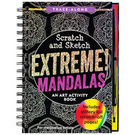 Scratch & Sketch Extreme Mandalas Art Activity Book