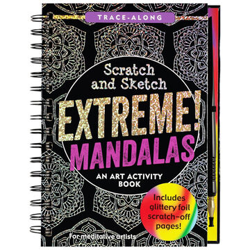 Scratch & Sketch Extreme! Mandalas Trace-Along Art Activity Book