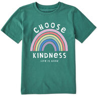 Life is Good Youth Choose Kindness Crusher Short-Sleeve Shirt