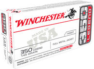 Winchester USA 350 Legend 145 Grain FMJ Rifle Ammo (20)
