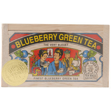 Metropolitan Blueberry Green Tea Soft Wood Chest, 25-Bag