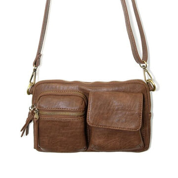 Joy Susan Womens Kendra Cargo Pocket Sling Crossbody Bag
