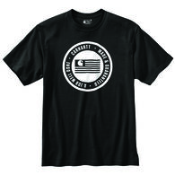 Carhartt Men's Relaxed Fit Midweight Flag Graphic Short-Sleeve T-Shirt