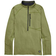 Burton Men's Stockrun Grid Half-Zip Fleece Pullover Top