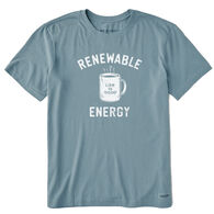 Life is Good Men's Renewable Energy Crusher Short-Sleeve T-Shirt