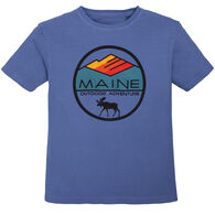 Lakeshirts Youth Blue 84 Seezoo Moose Mountain Short-Sleeve T-Shirt