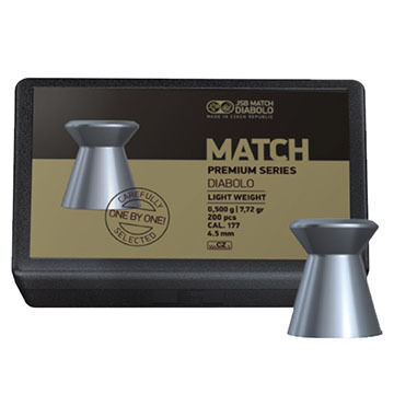 JSB Match Diabolo Match Premium Series Light Weight 177 Cal. 7.72 Grain Air Gun Pellet (200)