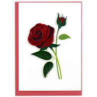 Quilling Card Rose Gift Enclosure Mini Card