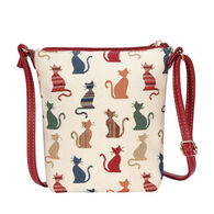Signare Women's Cheeky Cat Sling Bag Purse Crossbody Handbag