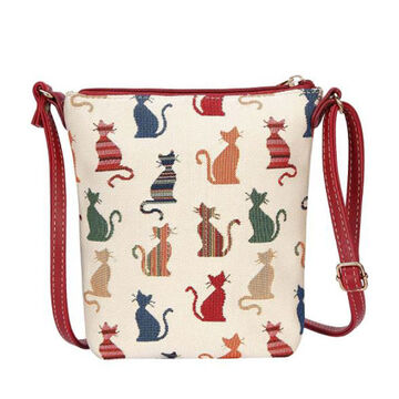 Signare Womens Cheeky Cat Sling Bag Purse Crossbody Handbag