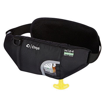 Onyx M-24 In-Sight Manual Inflatable SUP Belt Pack PFD w/ Hydration Pouch