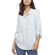 Charlie B Women's Solid Button-Down Blouse
