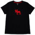 Hatley Womens Moose on Red Short-Sleeve Sleep T-Shirt