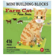 Impact Photographics Farm Cat Mini Building Blocks