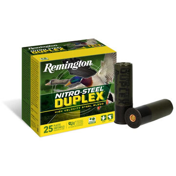 Remington Nitro-Steel Duplex 12 GA 3 #2 & #6 Shotshell Ammo (25)