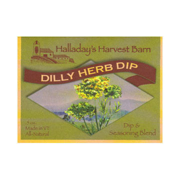 Halladays Harvest Barn Dilly Herb Dip & Seasoning Blend