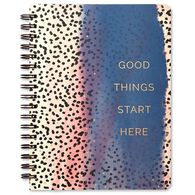 Good Things Start Here Spiral Notebook