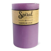 Spiral Light Large Candle - European Lilac