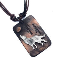Anju Jewelry Women's Wolf Necklace