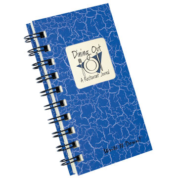Journals Unlimited Dining Out - A Restaurant Mini Journal - Blue