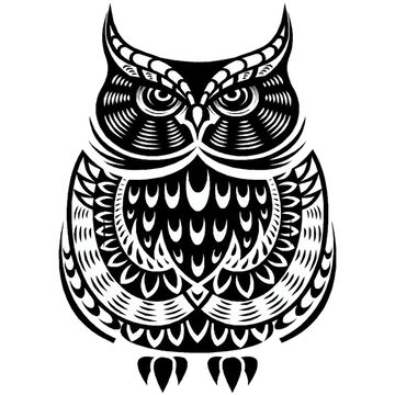 Sticker Cabana Tribal Owl Sticker