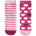MeMoi Girls Hearts Fuzzy Sock, 2-Pack