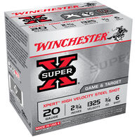Winchester Super-X Xpert High Velocity Steel Shot 20 GA 2-3/4" 3/4 oz. #6 Shotshell Ammo (25)