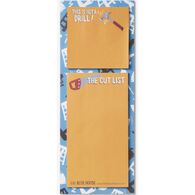 Hatley Little Blue House Not A Drill Sticky Notes & Magnetic List Notepad