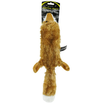 Hyper Pet Critter Skinz Fox Stuffing-Free Dog Toy