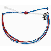 Pura Vida Bracelets Women's Red White Blue Original Bracelet