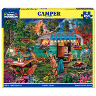 White Mountain Jigsaw Puzzle - Camper