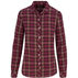 North River Womens Heather Brushed Cotton Plaid Long-Sleeve Shirt