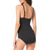 Beach House - Gabar - Swimwear Anywhere Womens High Neck Color Blocked Solids One-Piece Swimsuit